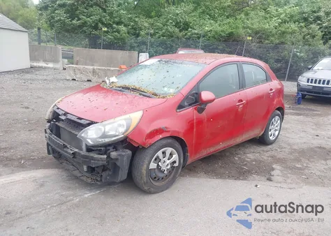 2014 Kia Rio Lx из США, поврежденный, VIN KNADM5A31E6376820